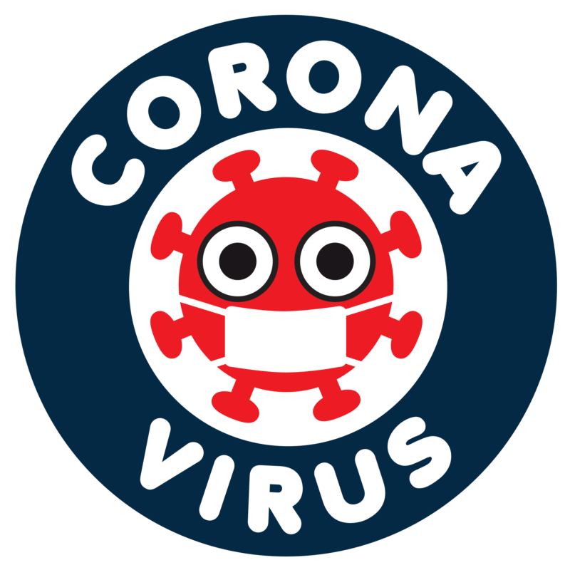 Free image download: Corona Virus, red, blue, cropped, labeled, #000035