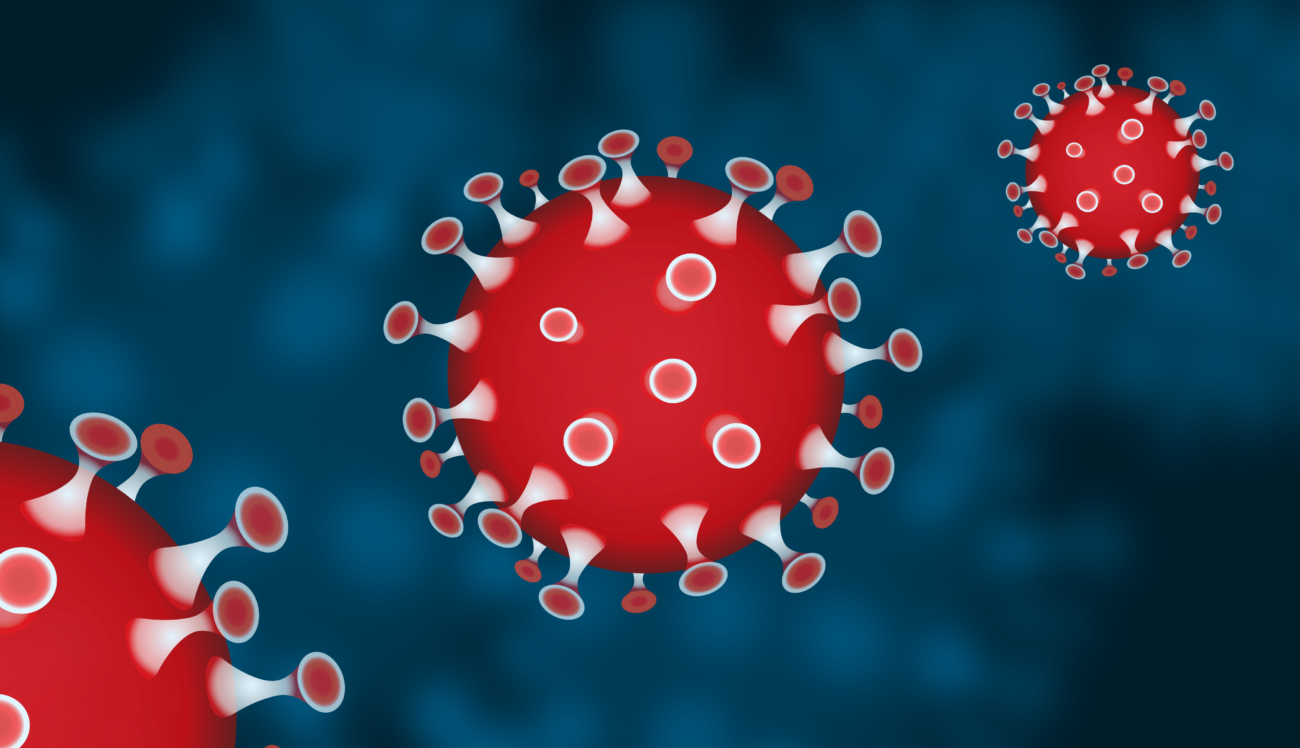 Free image download: Coronavirus, red, dark blue, #000080