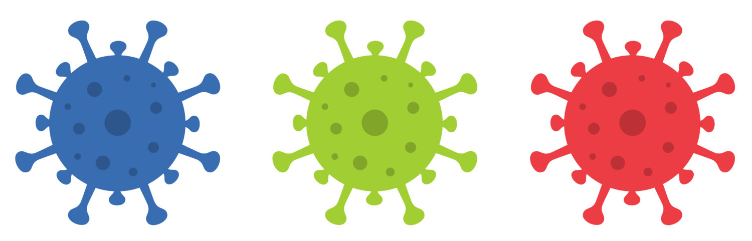 Free image from iXimus.de: Coronavirus, red, blue, green, #0000120