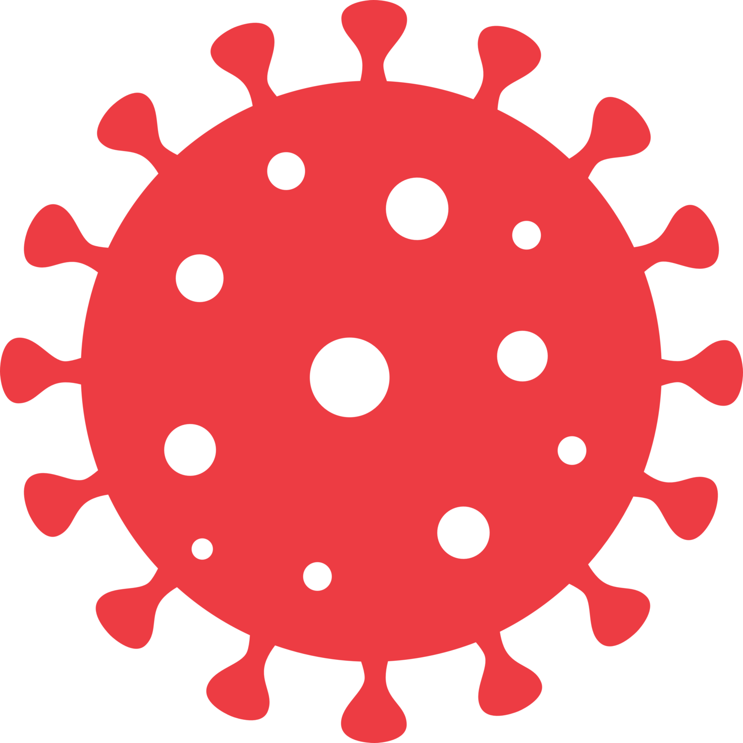 Free image from iXimus.de: Coronavirus, red, cropped, #0000137